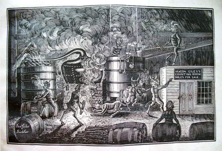 Deacon Giles Distillery with demons